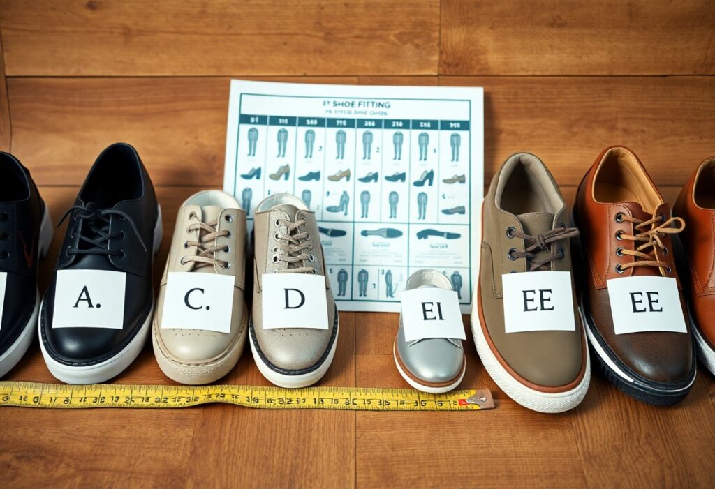 Shoe Width Letters: Understanding for the Perfect Fit