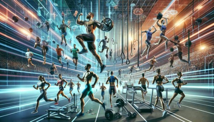 Athletes utilizing BCAAs in gym and racing contexts, demonstrating reduced soreness and improved recovery.