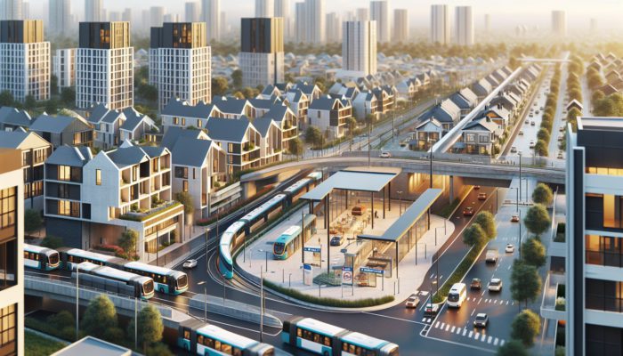 Modern Springbok neighbourhood with easy access to public transport, enhancing lifestyle and property value.